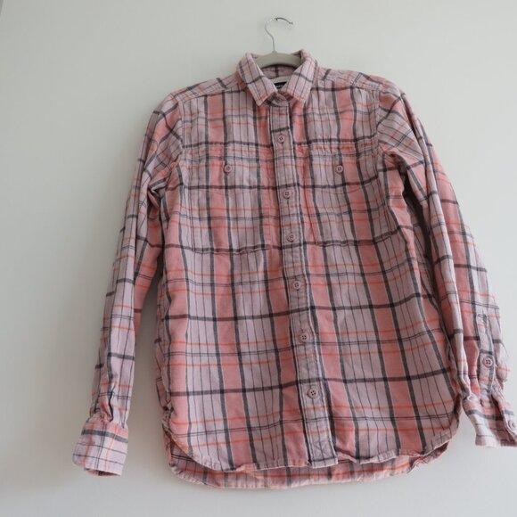 REI COOP Wallace Lake Flannel Shirt in Light Pink Plaid Gorpcore Outdoor Fall XS - Picture 10 of 14